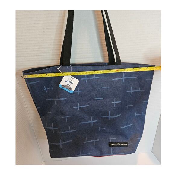 BARK Tote Bag Joy Ride Subaru Loves Pets Canvas Leash Water Bowl 2 Bagholder NEW - Picture 9 of 9